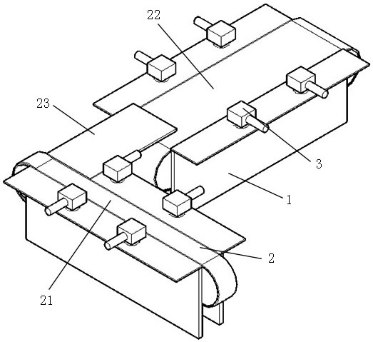 A vacuum adsorption type floor spraying equipment