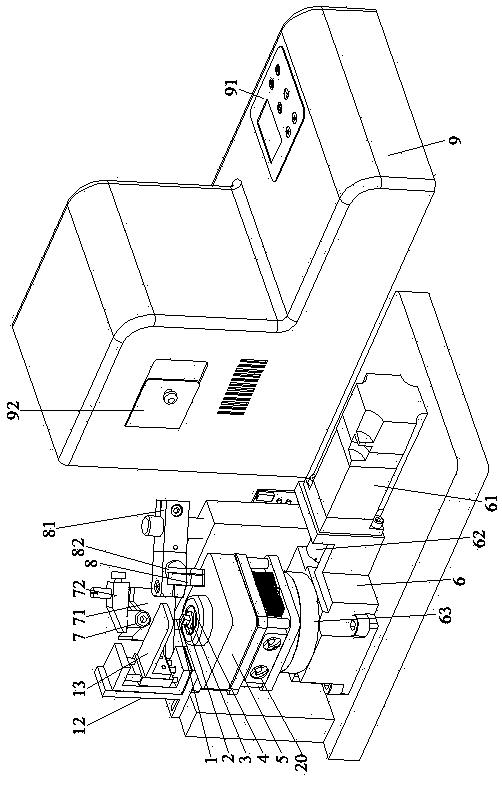 Measurement device and method for thrombus elasticity