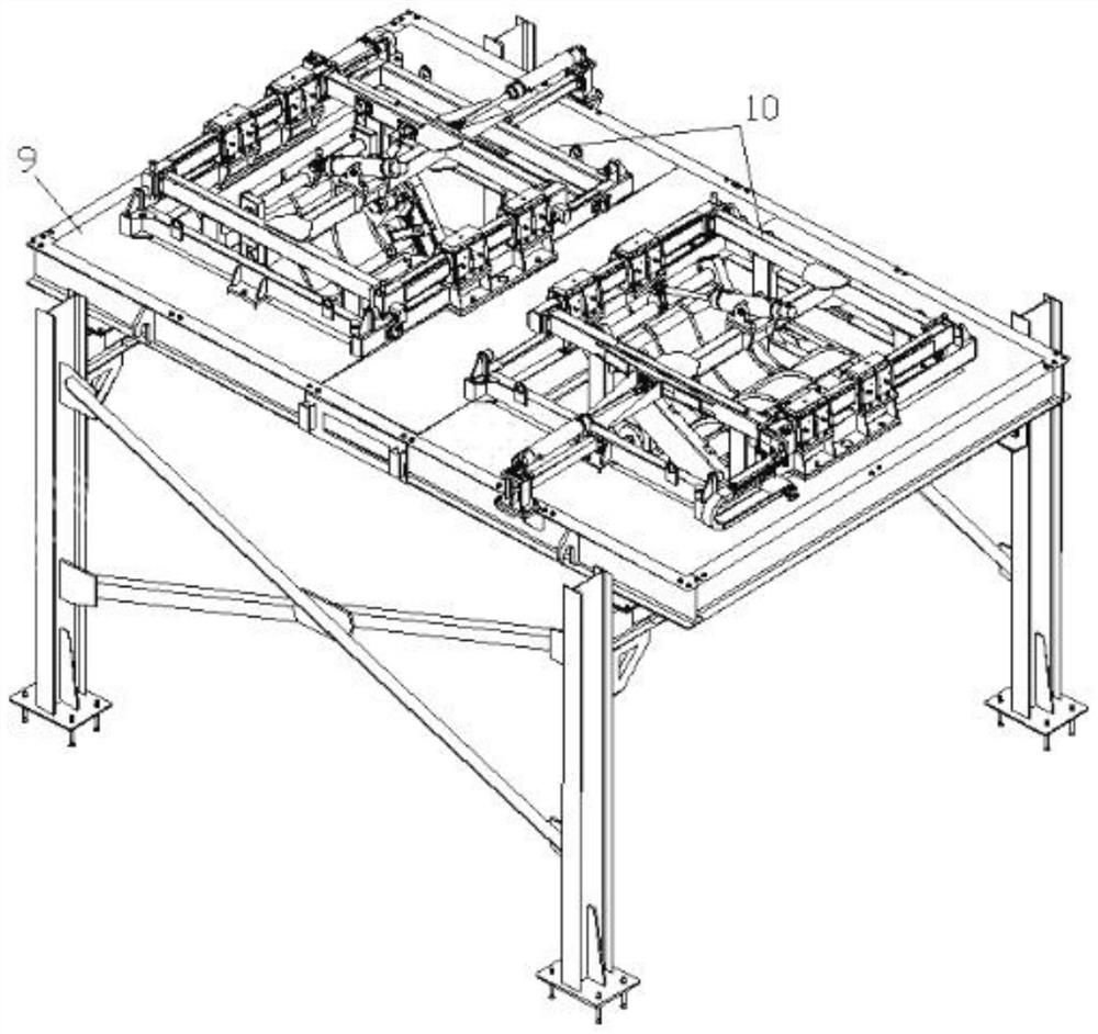 Heavy special-shaped continuous casting billet descaling system