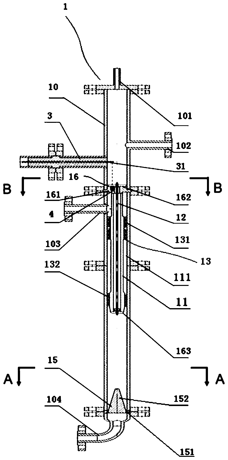 Tubular electric field demulsification cyclone separator for oil-water separation