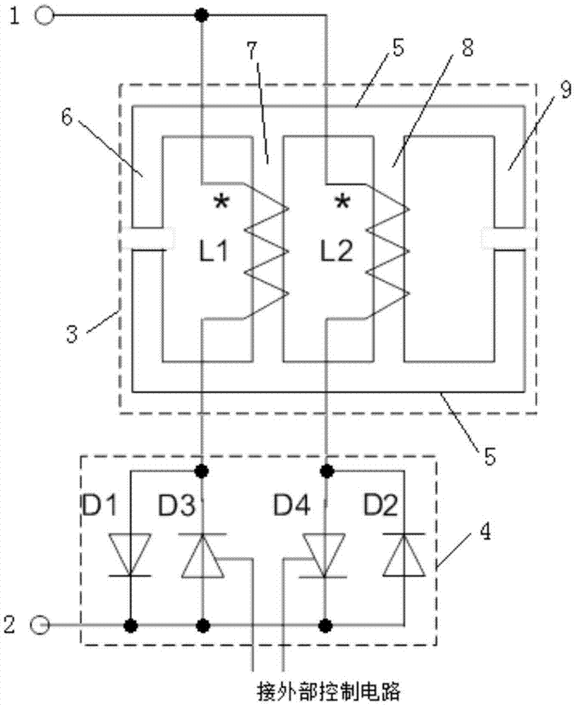 Magnetically controlled reactor