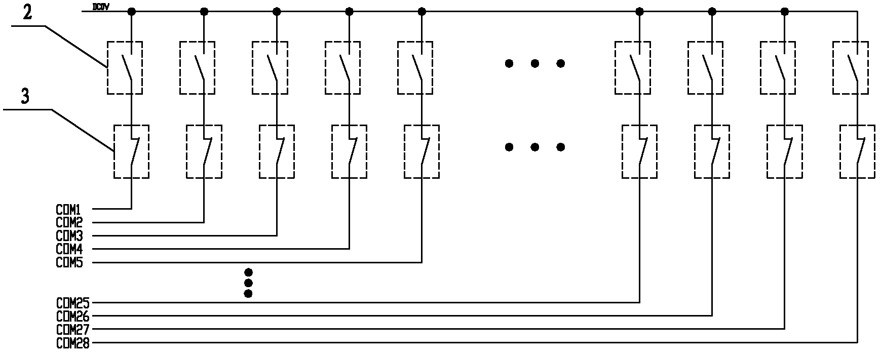 Pulsed blowing ash-removal control system of large-scale bag-type deduster, and control method therefor