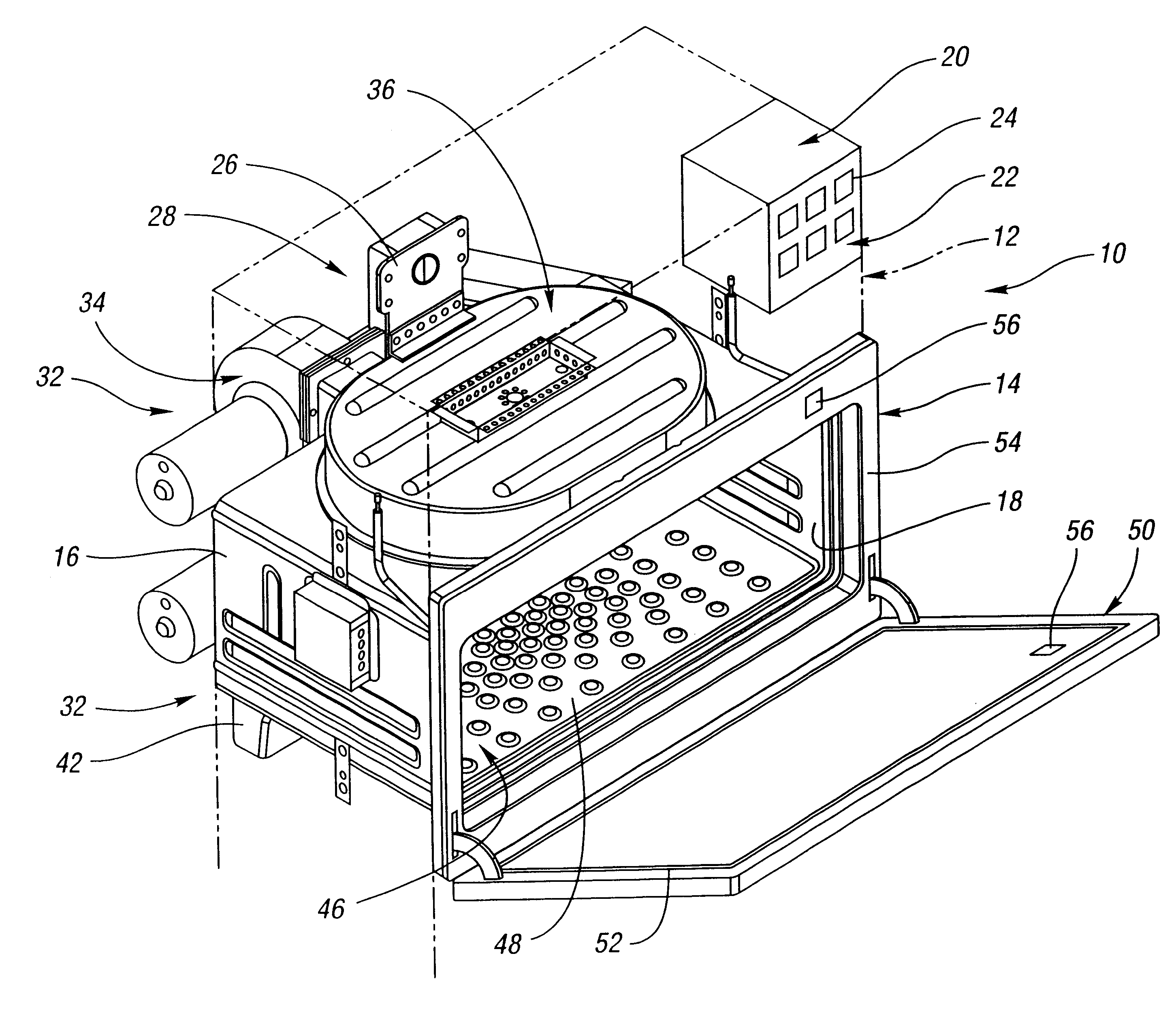 Multi-stage self-cleaning control for oven