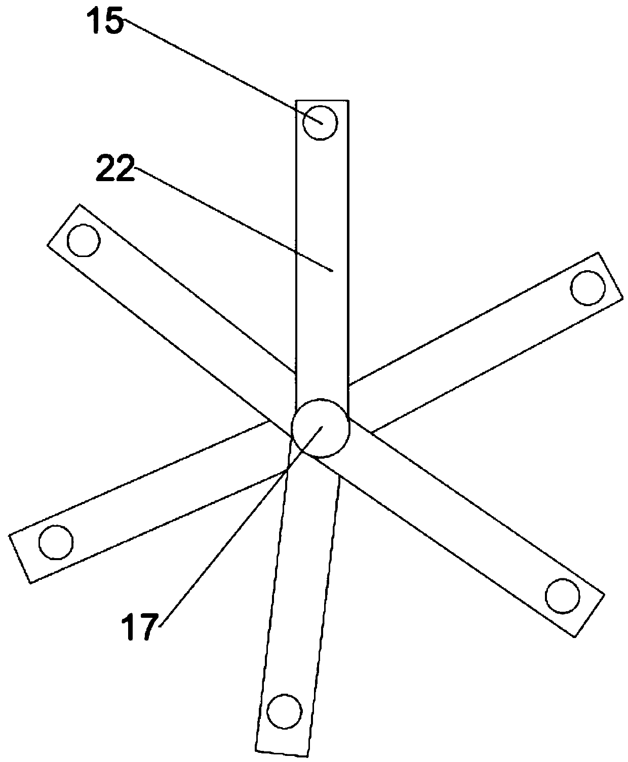 Feed drying and mixing device