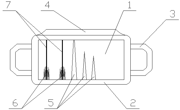 Method for judging inclusion group flaws in flat metal plate by using double-crystal straight probe