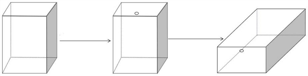 Visual test device and test method for carrying out anchor plate drawing