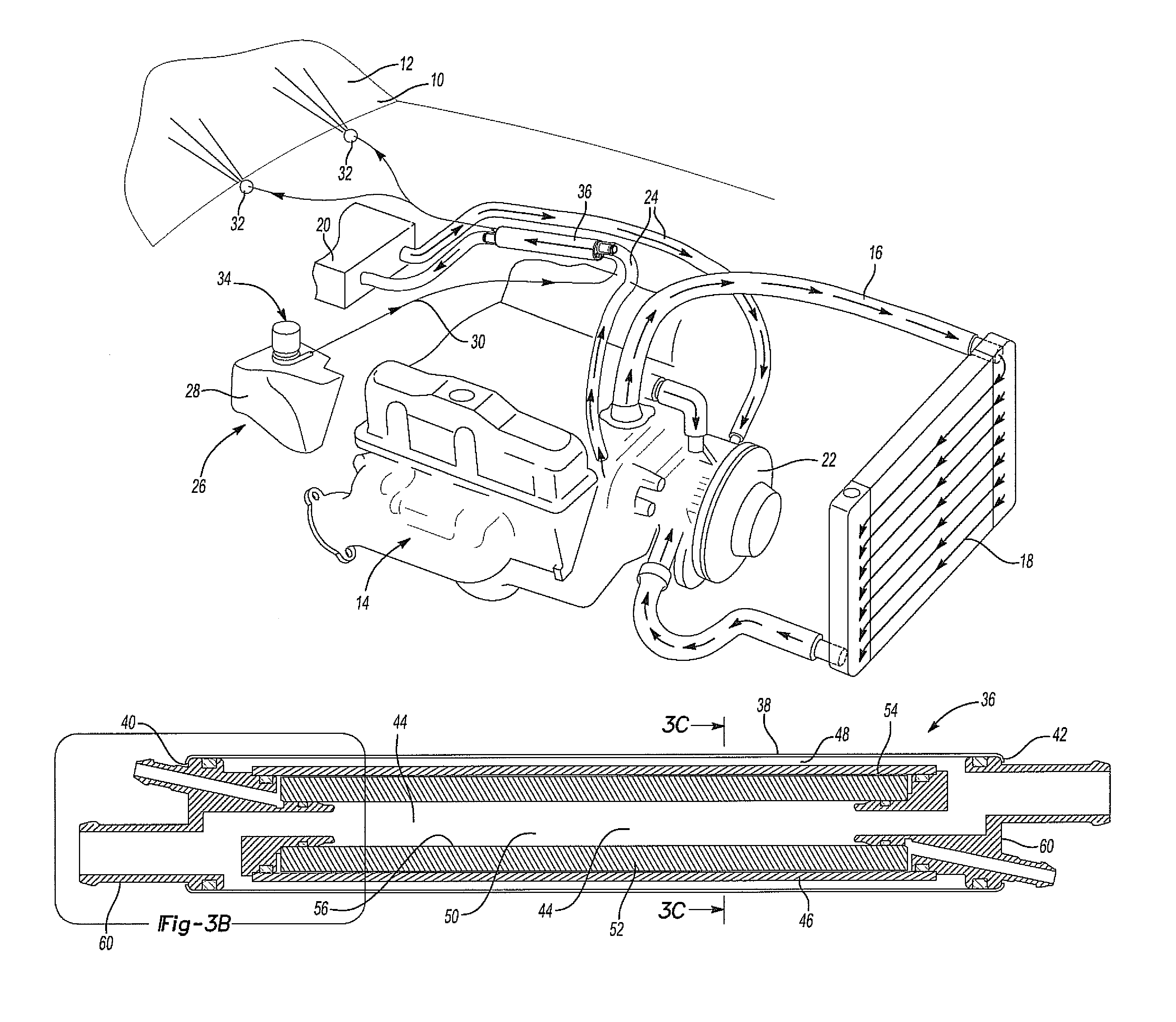 Windshield washer fluid heater