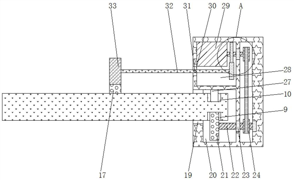 Leather hammer flattening device for leather shoe processing