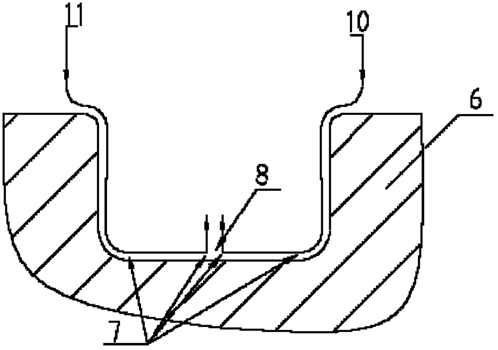 Machining method of roughness of seal groove