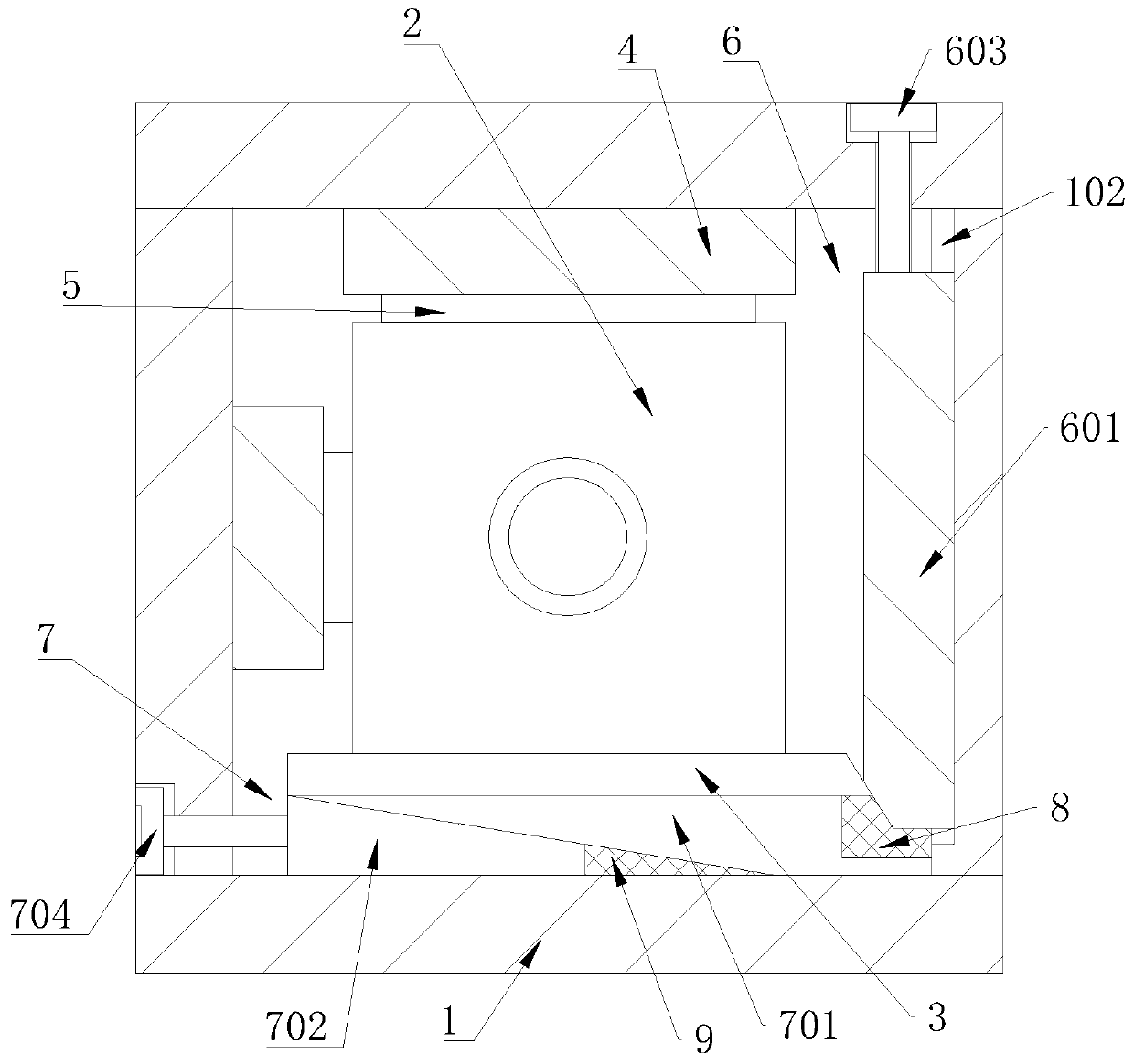 Light emitter adjusting device and adjusting method