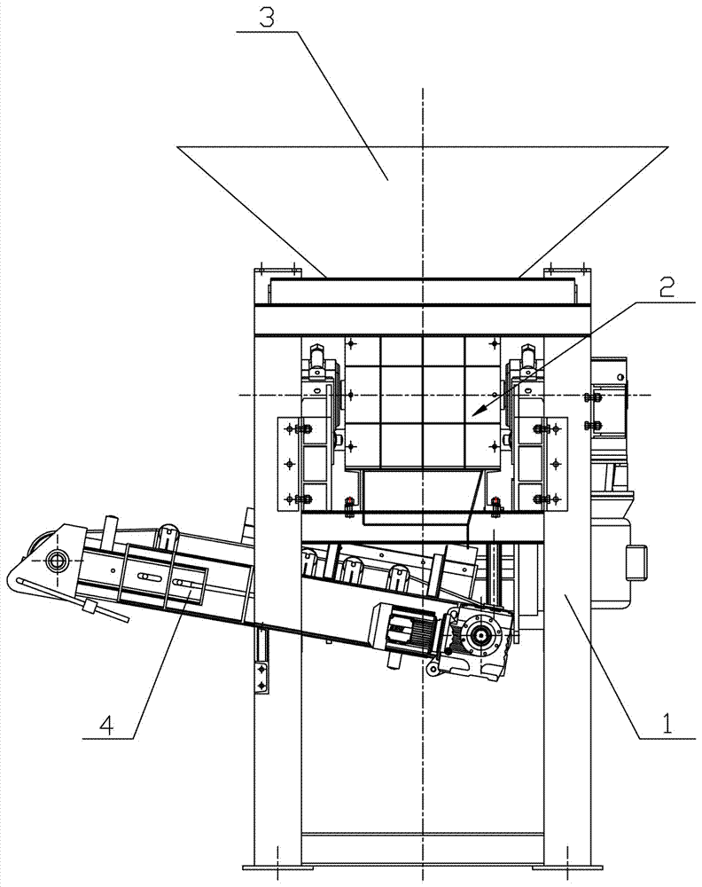 Double-roller RAP crushing machine and crushing method thereof