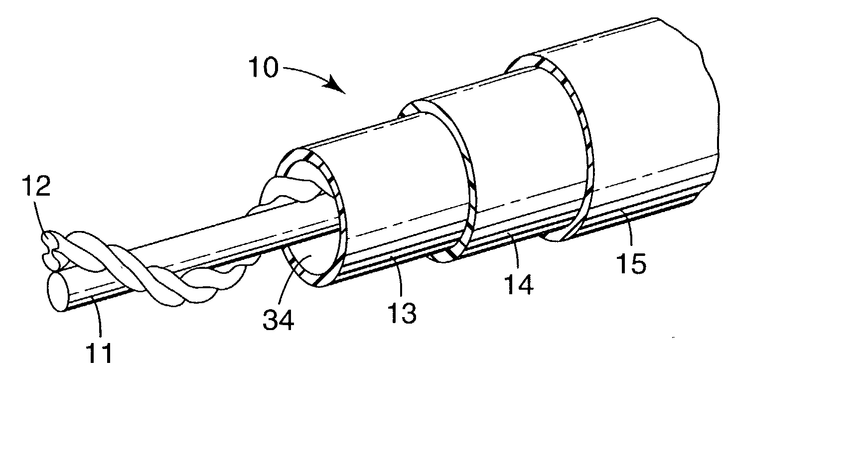 High propagation speed coaxial and twinaxial cable