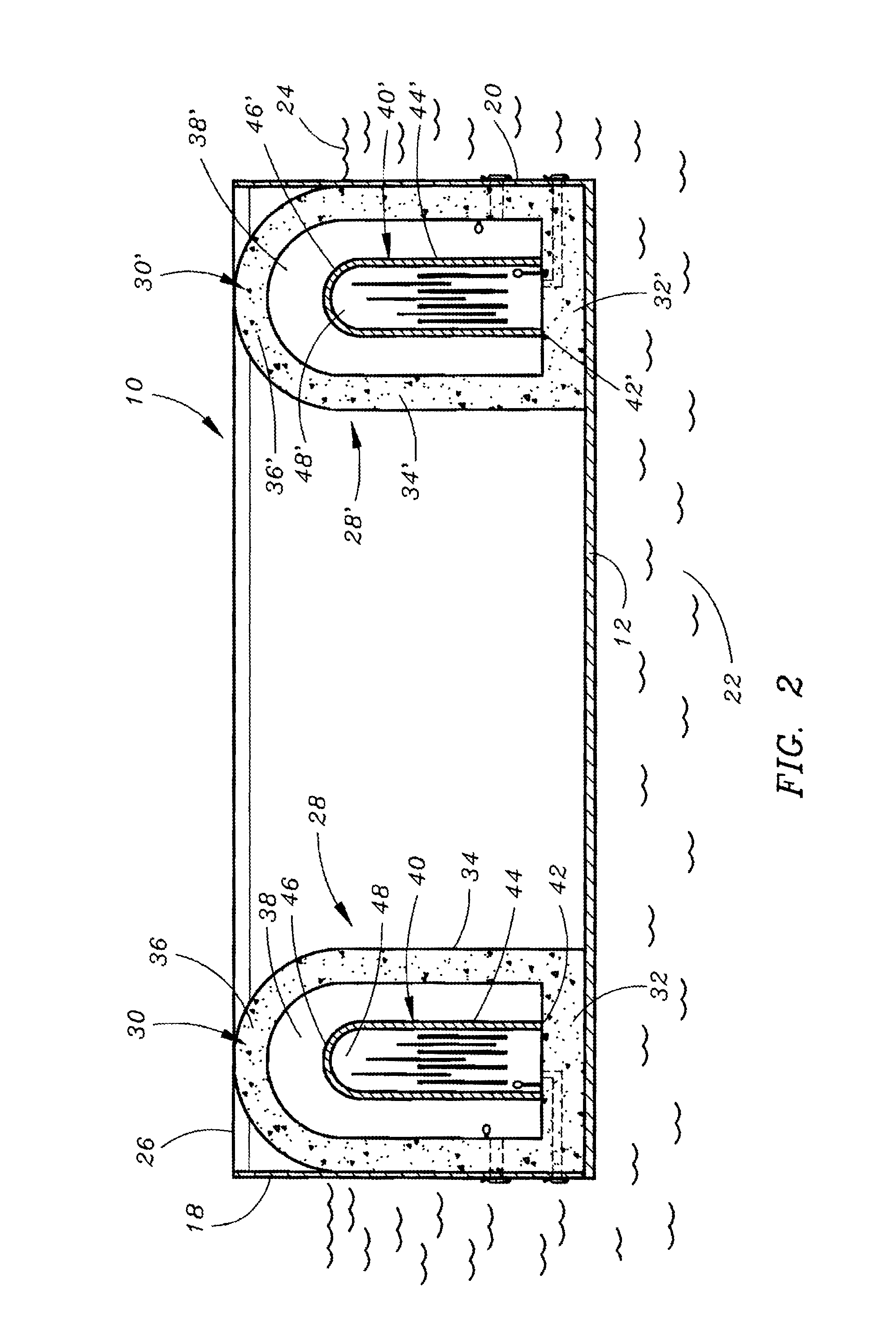 Floating nuclear power reactor with a self-cooling containment structure