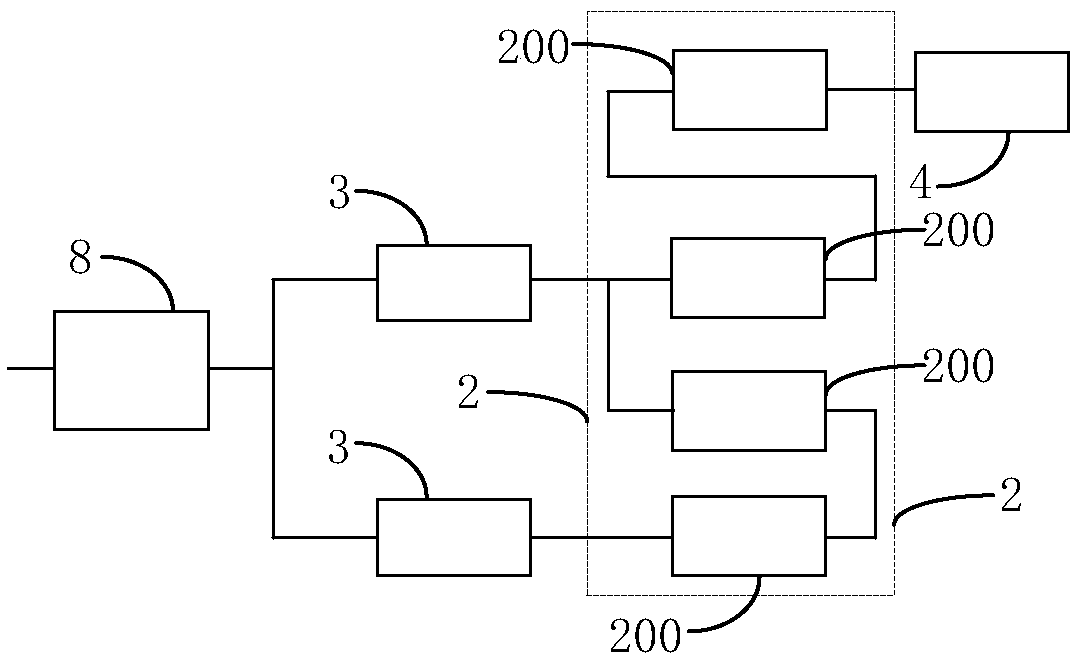 Pre-cooling device for cryoablation and cryotherapy system