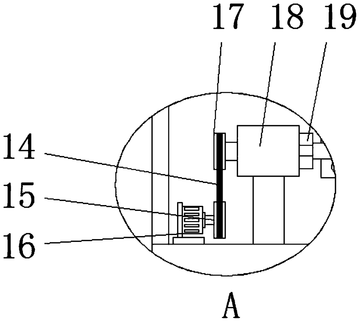 Paint spraying device for steel bar for truss and application method thereof