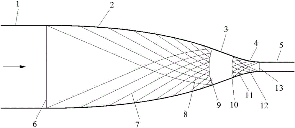 Shock wave enhancement method for shock tube