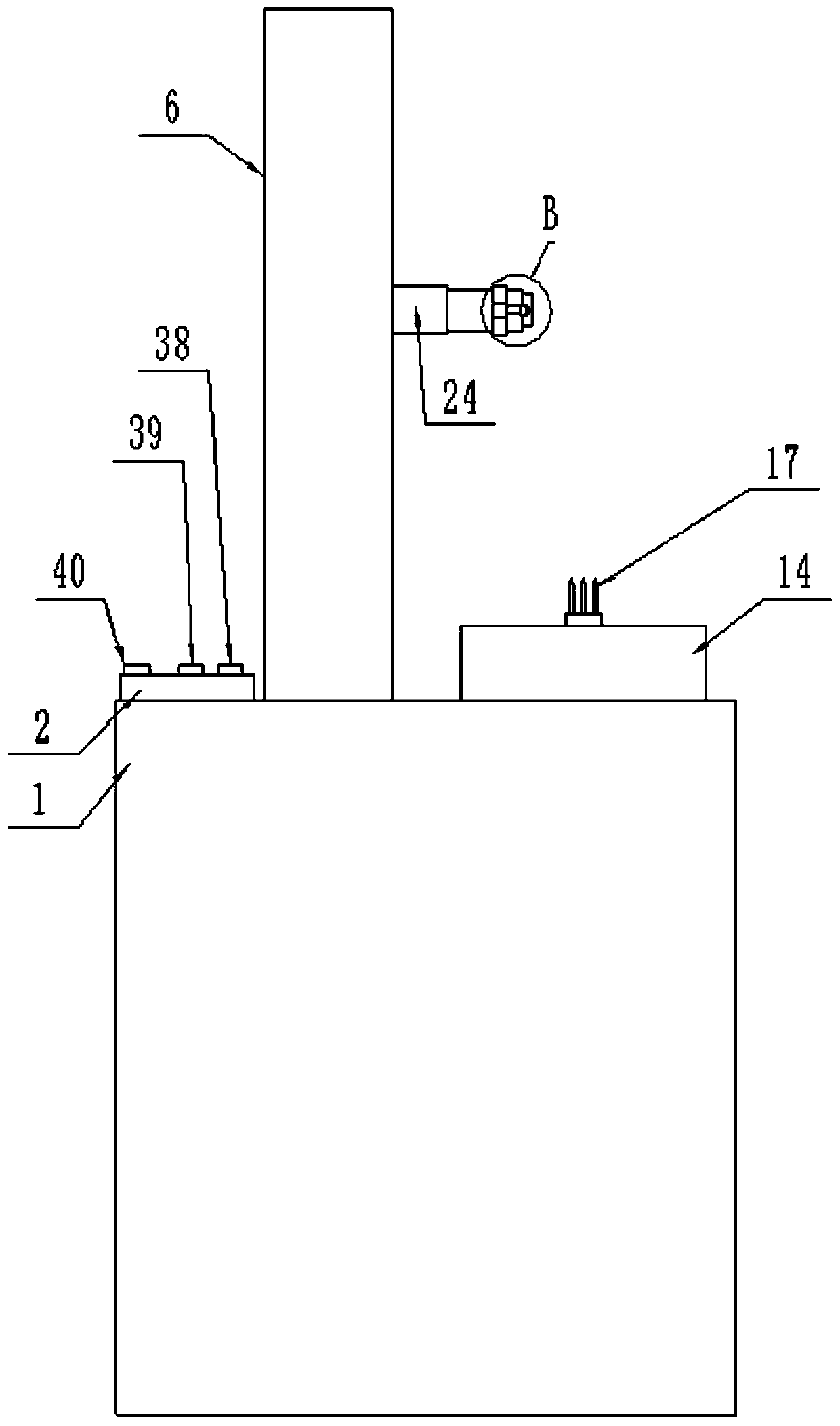 Automatic fruit peeling device