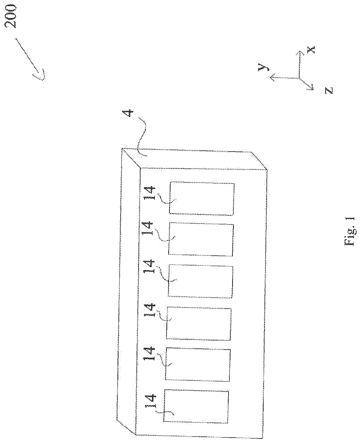 An apparatus for the incubation of a biological material