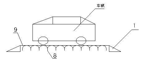 Roadside aerial parking device