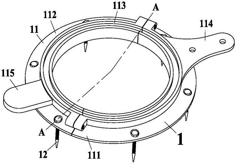 Rope winding machine used for trees