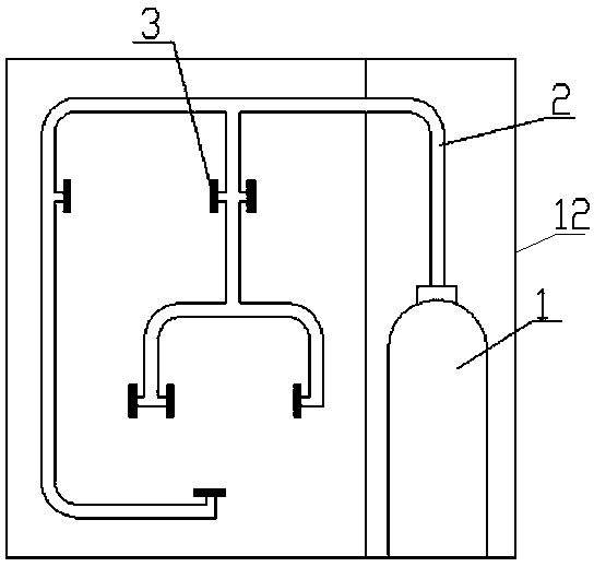 Electrical switch cabinet capable of automatically extinguishing fire