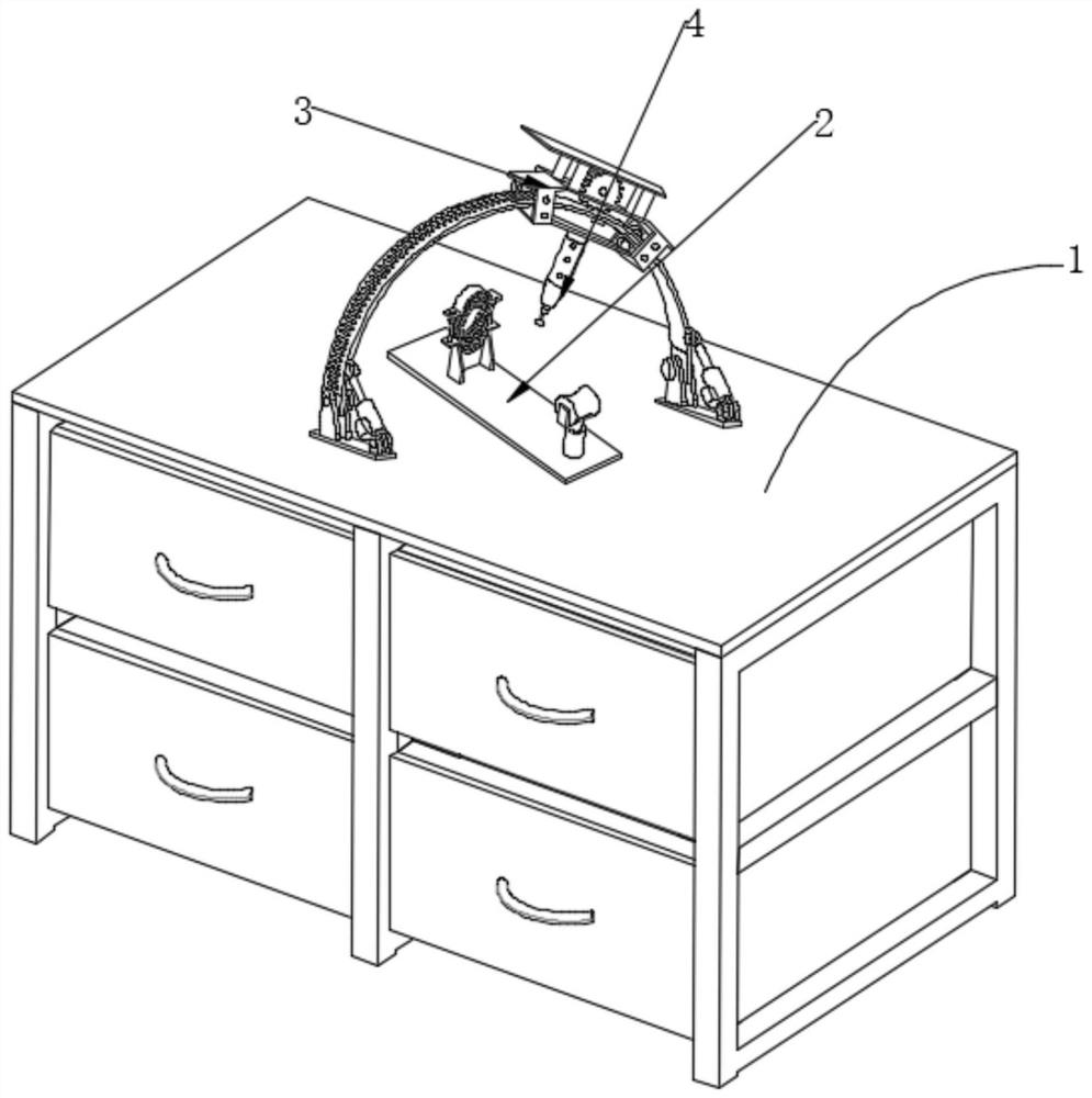 Round rod polishing device