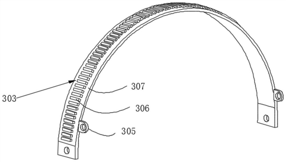 Round rod polishing device