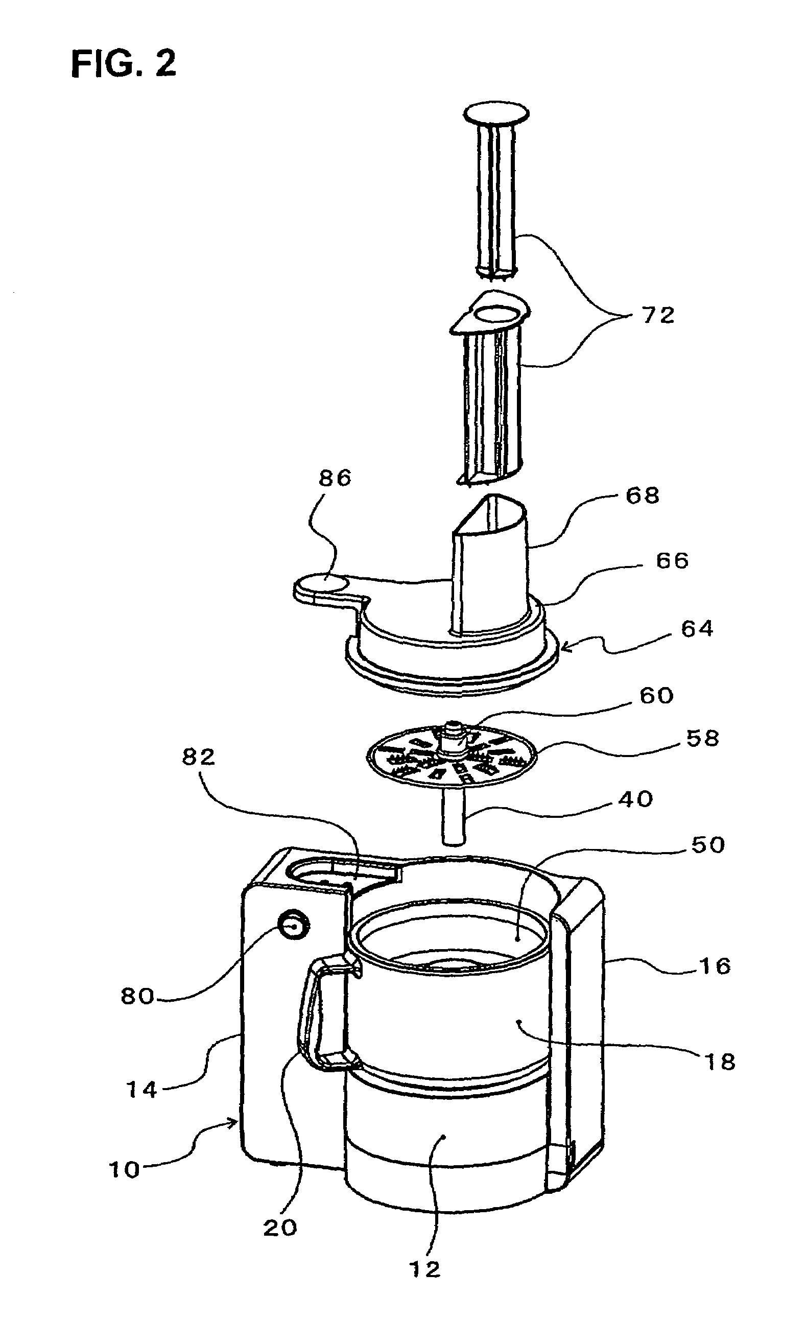 Electric grating food processor and grater plate