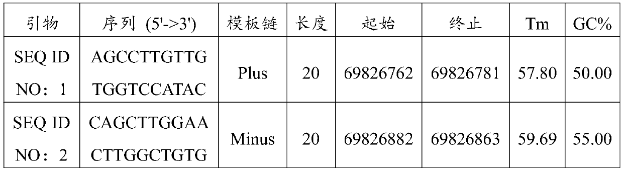 Non-obstructive azoospermia auxiliary diagnosis gene detection kit