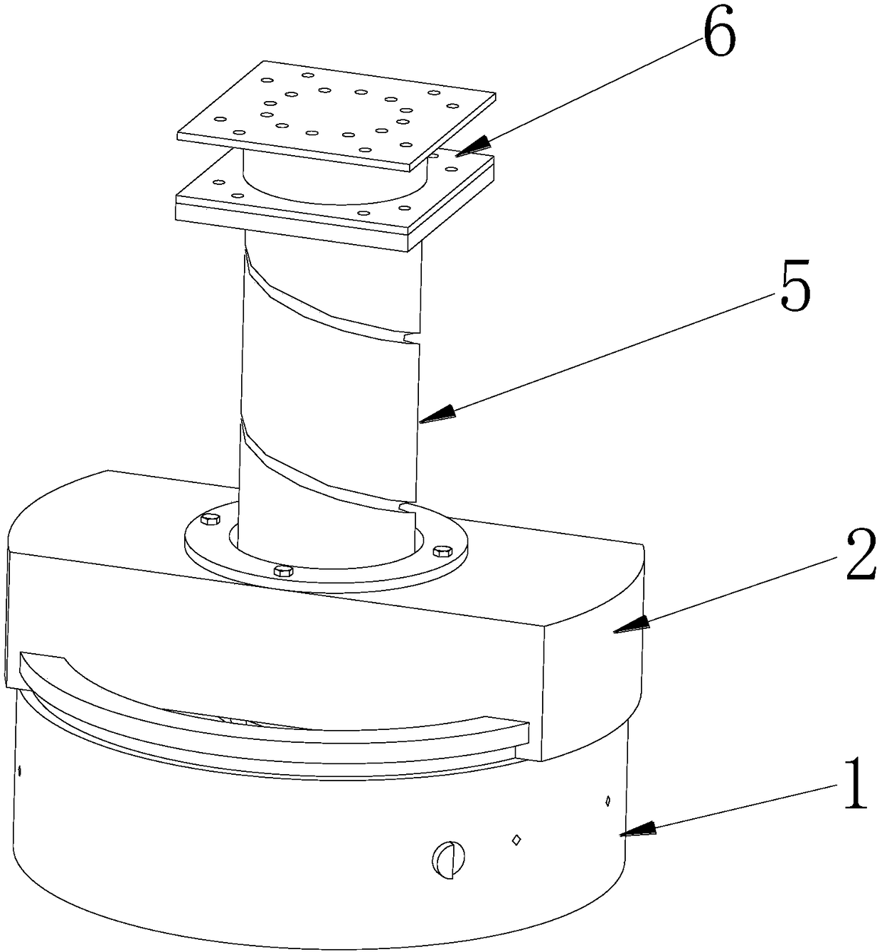 A new type of three-dimensional shock-isolation bearing