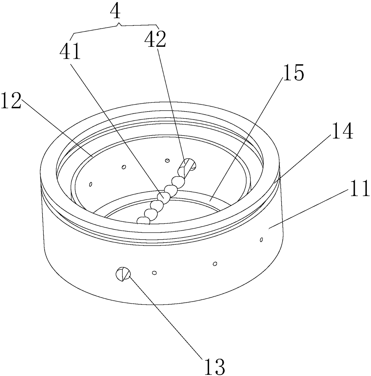 A new type of three-dimensional shock-isolation bearing