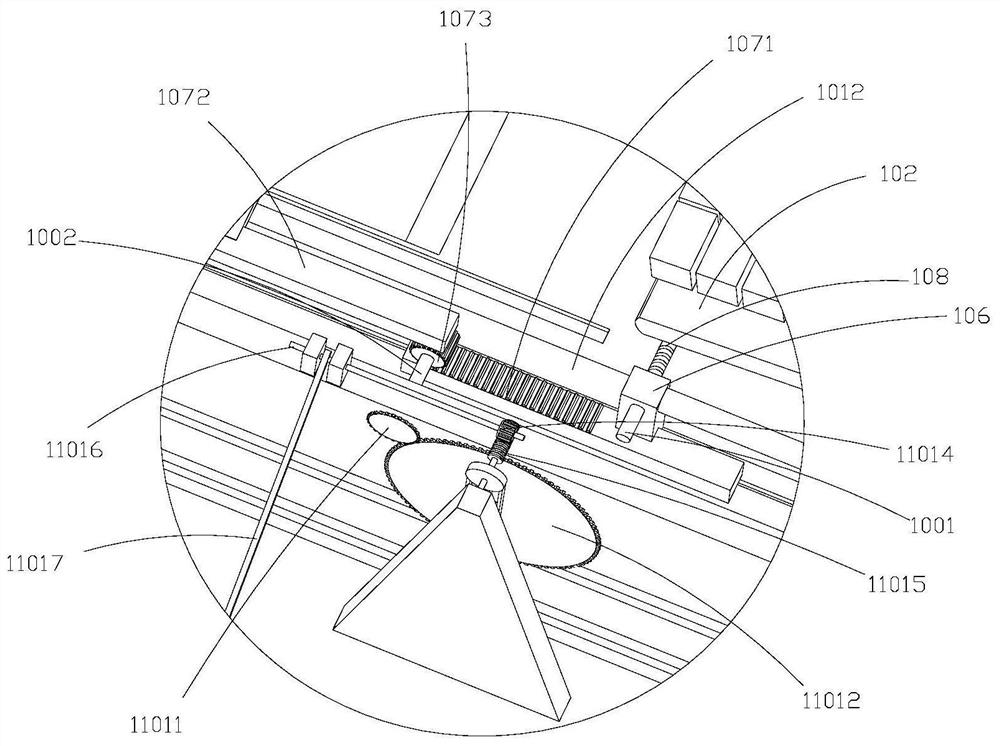 Dicing device and dicing and auxiliary material adding device and method for minced meat processing