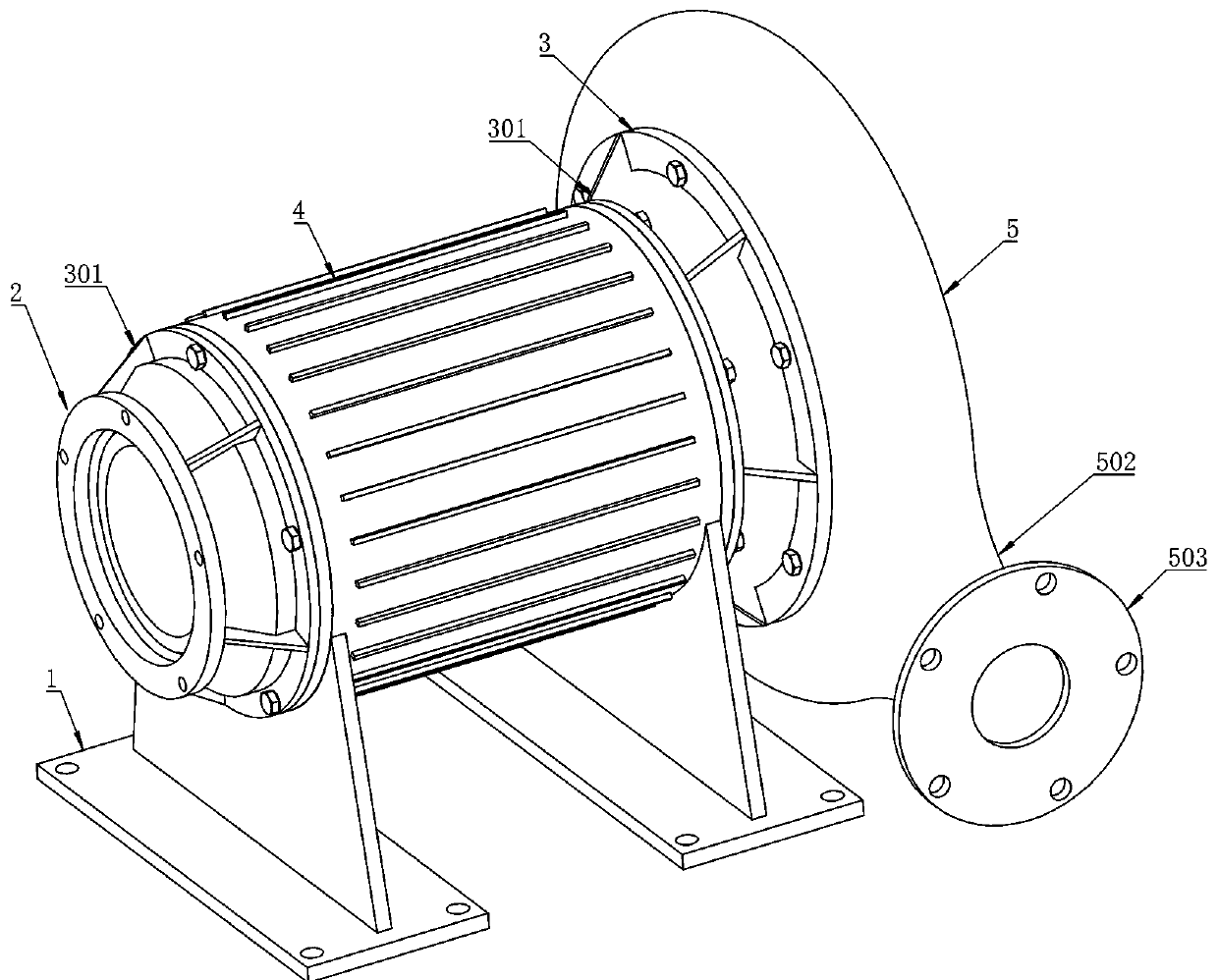 Efficient energy-saving self-priming pump