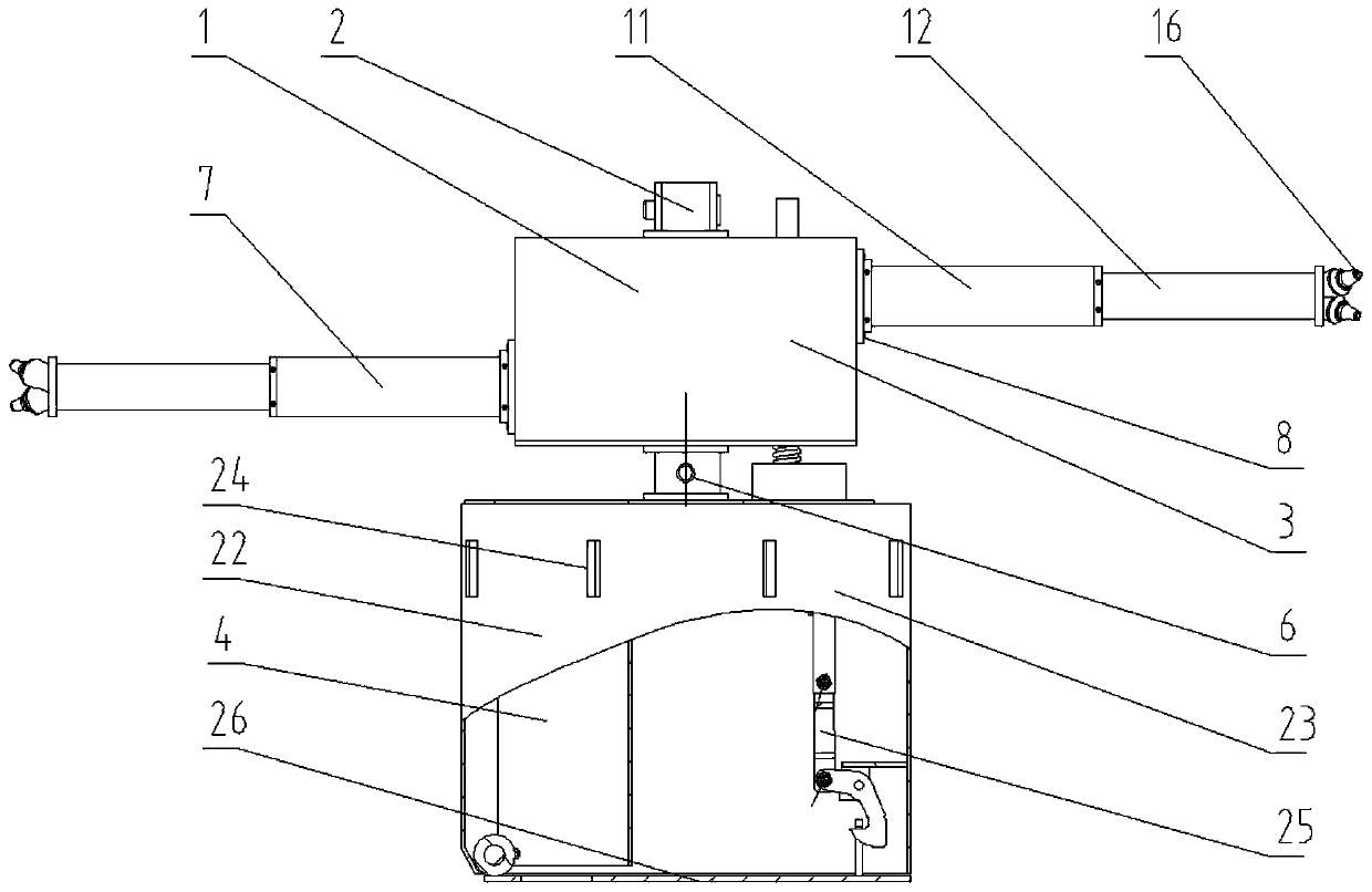 Radial drive telescopic arm non-forming cutting digging drilling tool