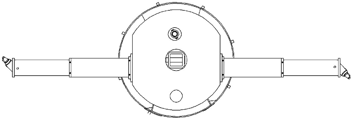 Radial drive telescopic arm non-forming cutting digging drilling tool