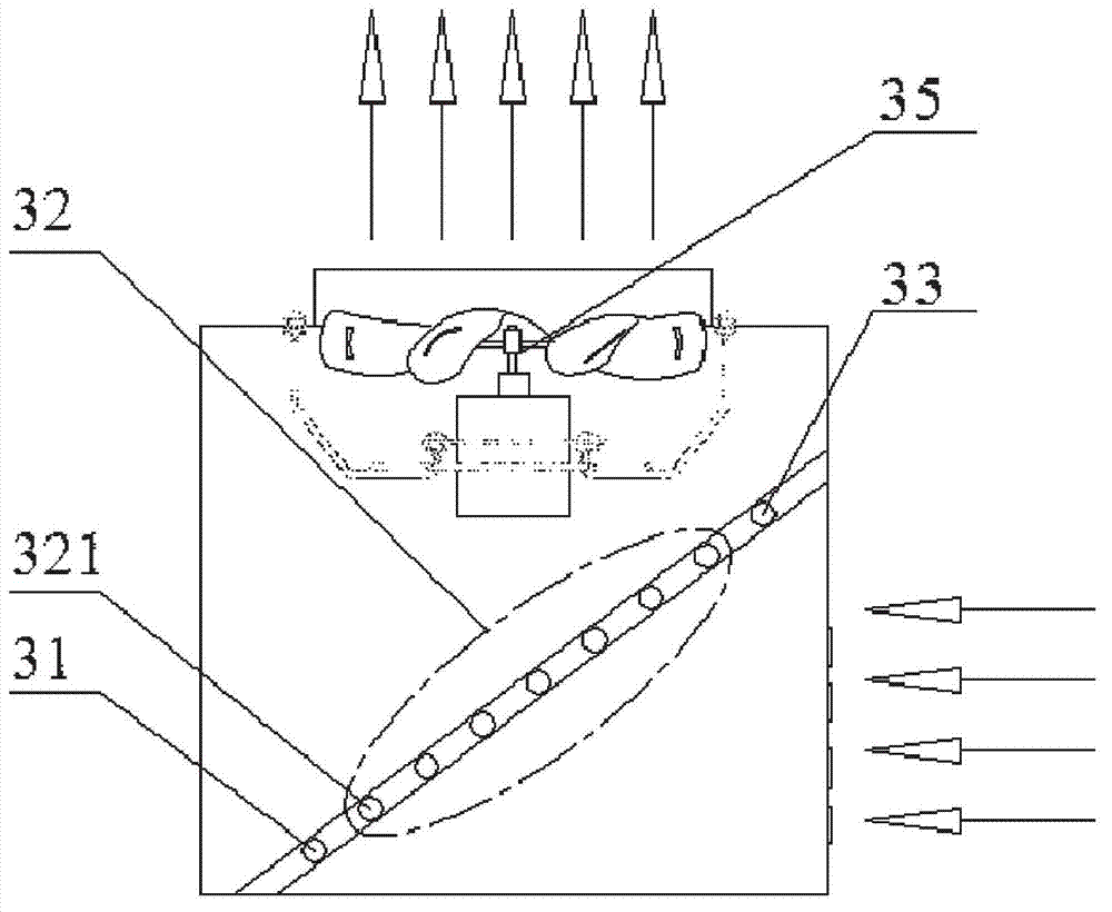 Full-fresh-air air handling unit capable of overcooling and overheating synchronously