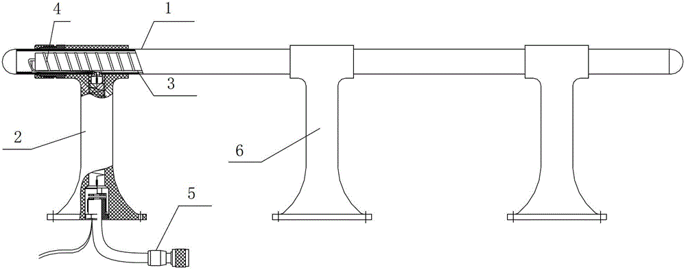 Airborne tubular antenna