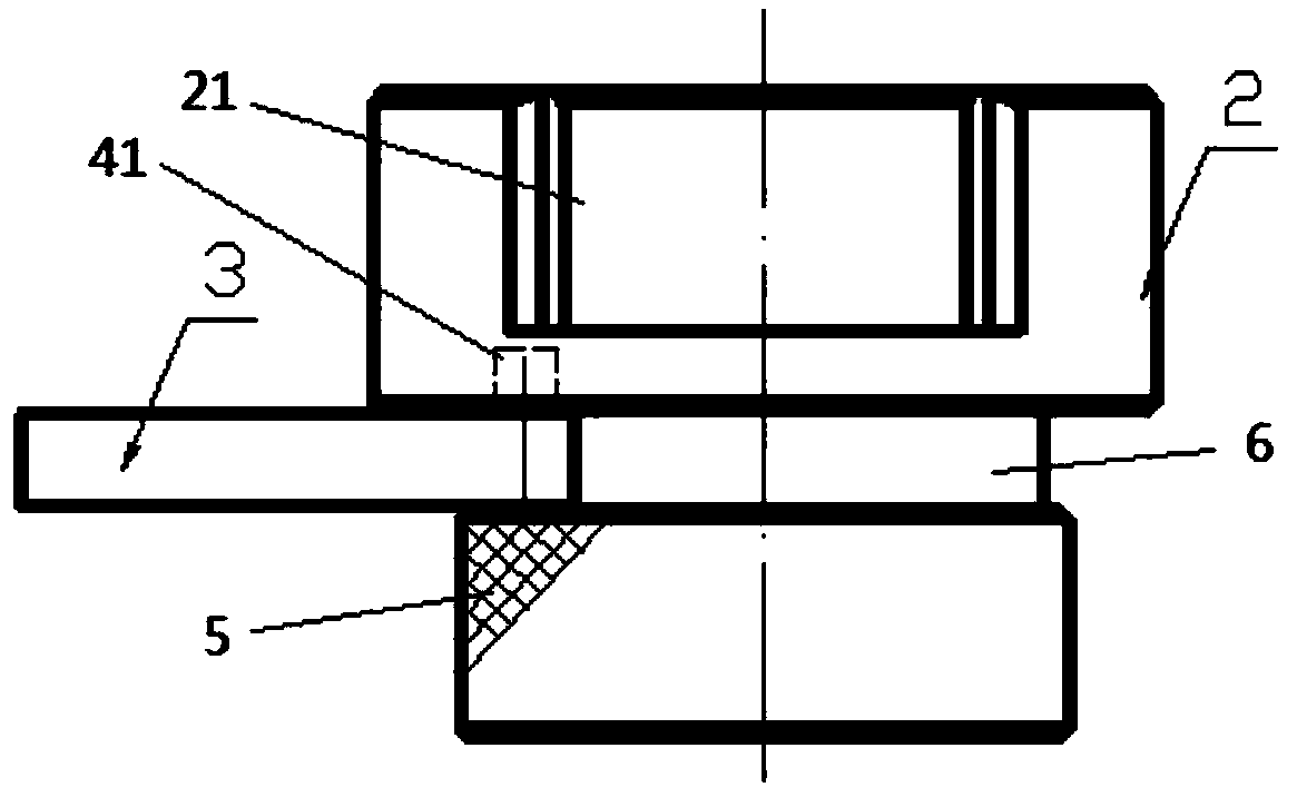 Gear anti-rotating ferrule device and use method thereof