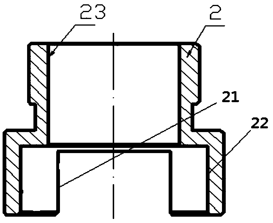 Gear anti-rotating ferrule device and use method thereof