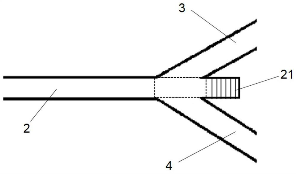 On-chip integrated chaotic radar chip and preparation method thereof