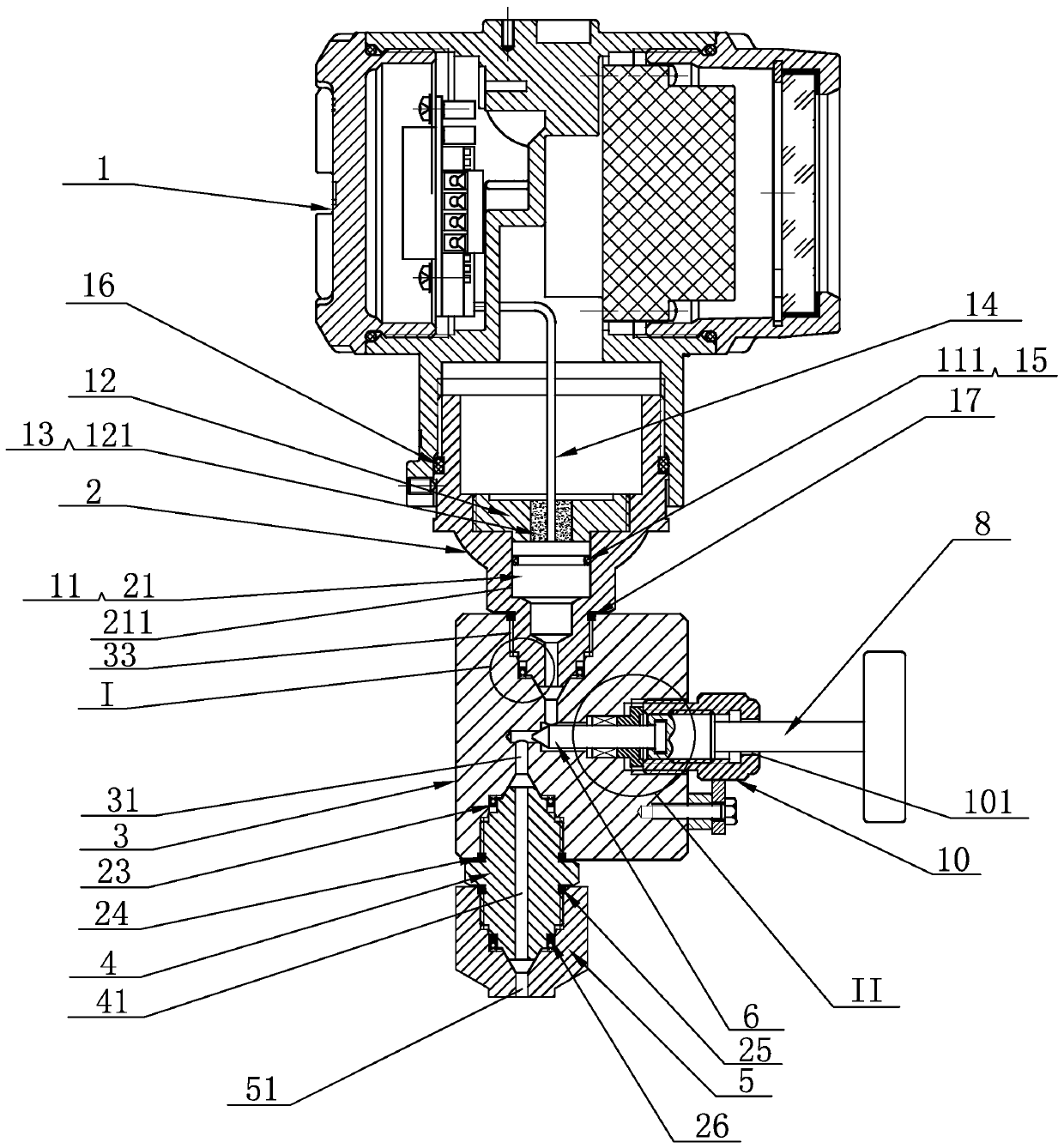 Ultrahigh-pressure high-precision pressure transmitter