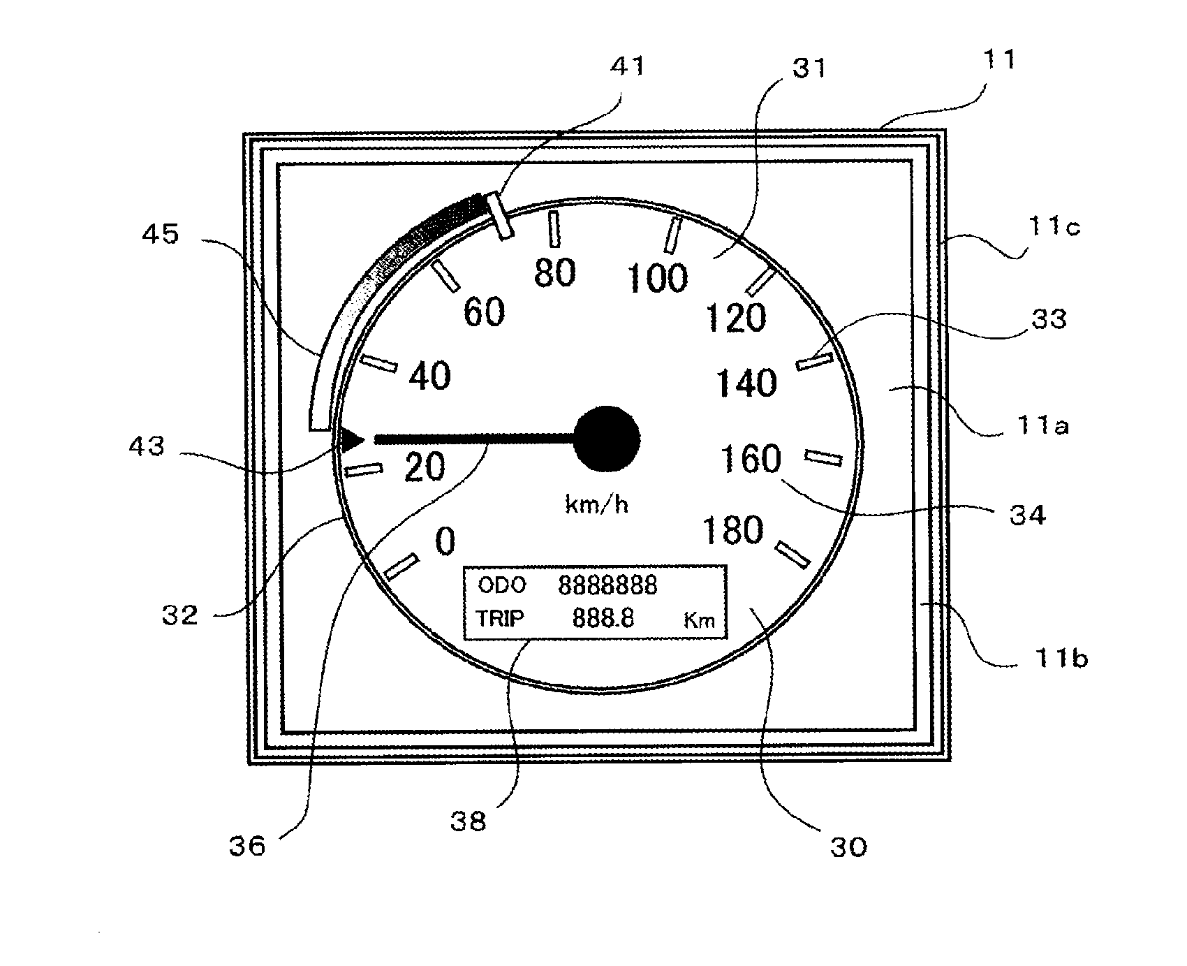 Speed Displaying Device and Speed Displaying Method