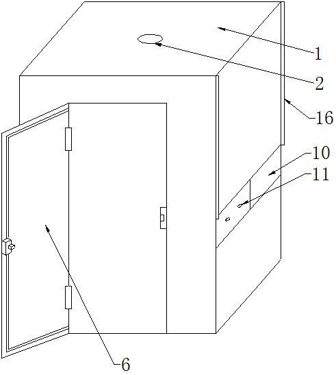 Deformable positive wind pressure isolation cabin convenient to move