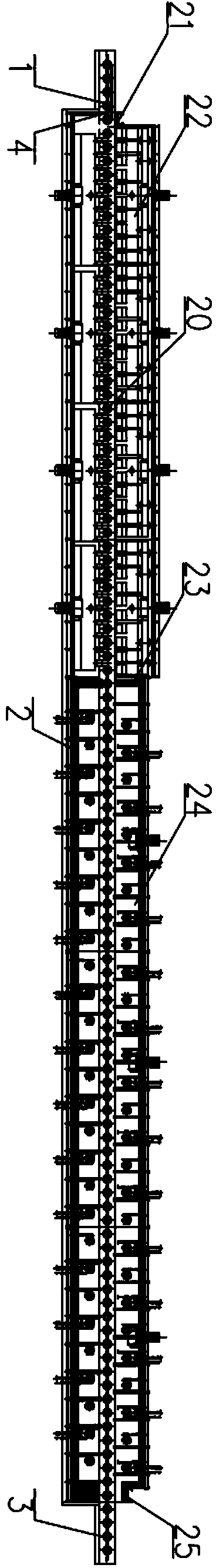 Roller-hearth type plate continuous tempering furnace and tempering method thereof