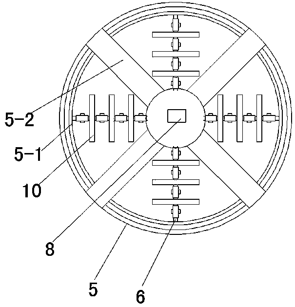 Special device for gear cleaning