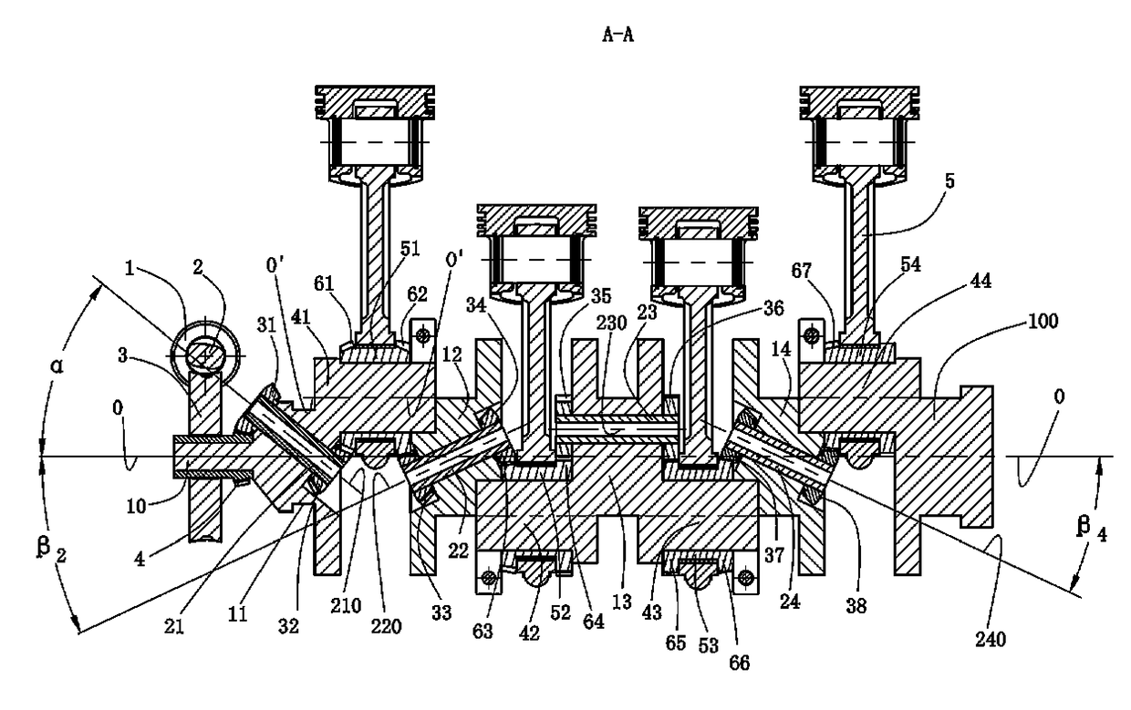 Apparatus with variable compression ratio and variable expansion ratio