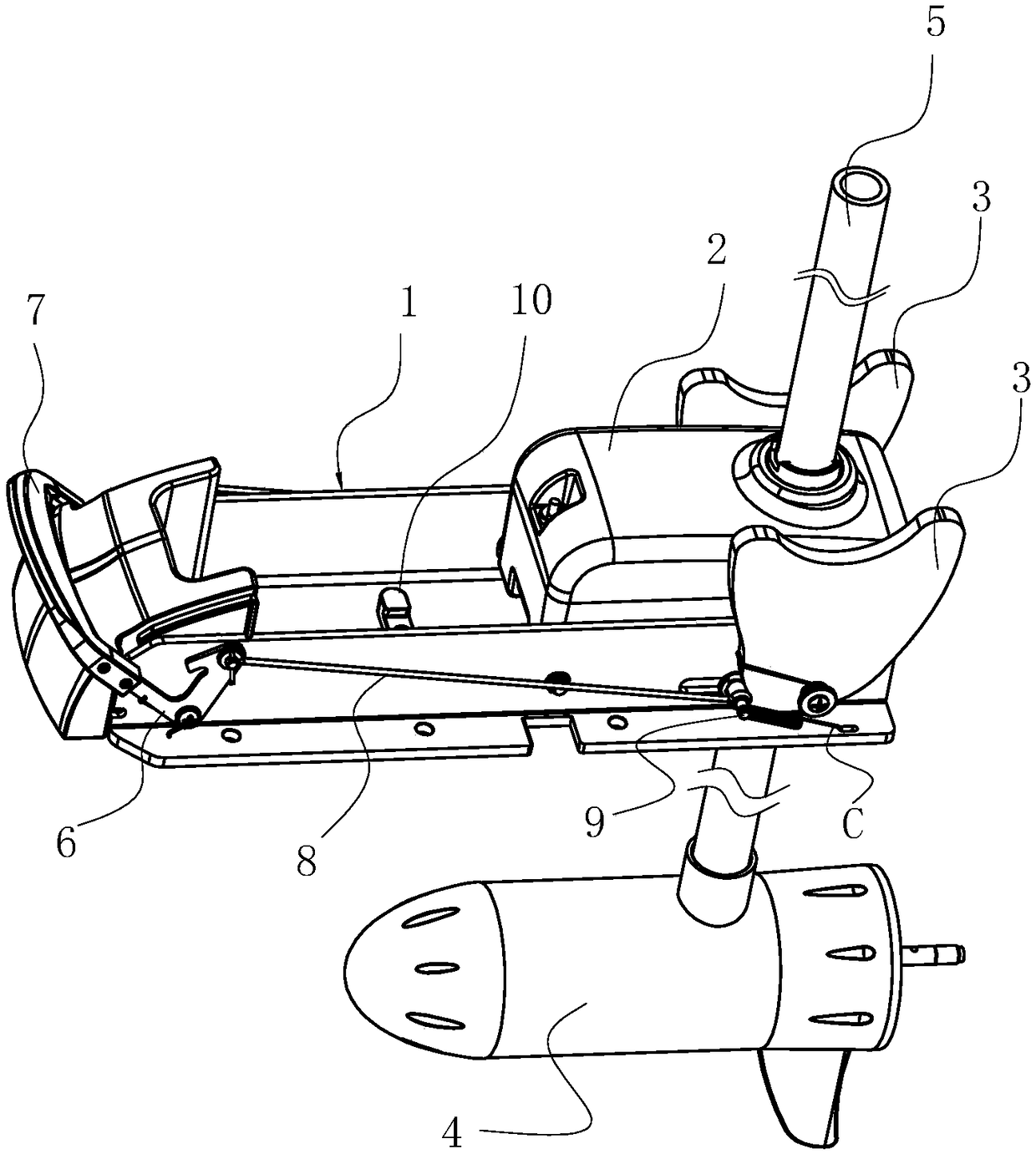 Seat stand of marine propeller