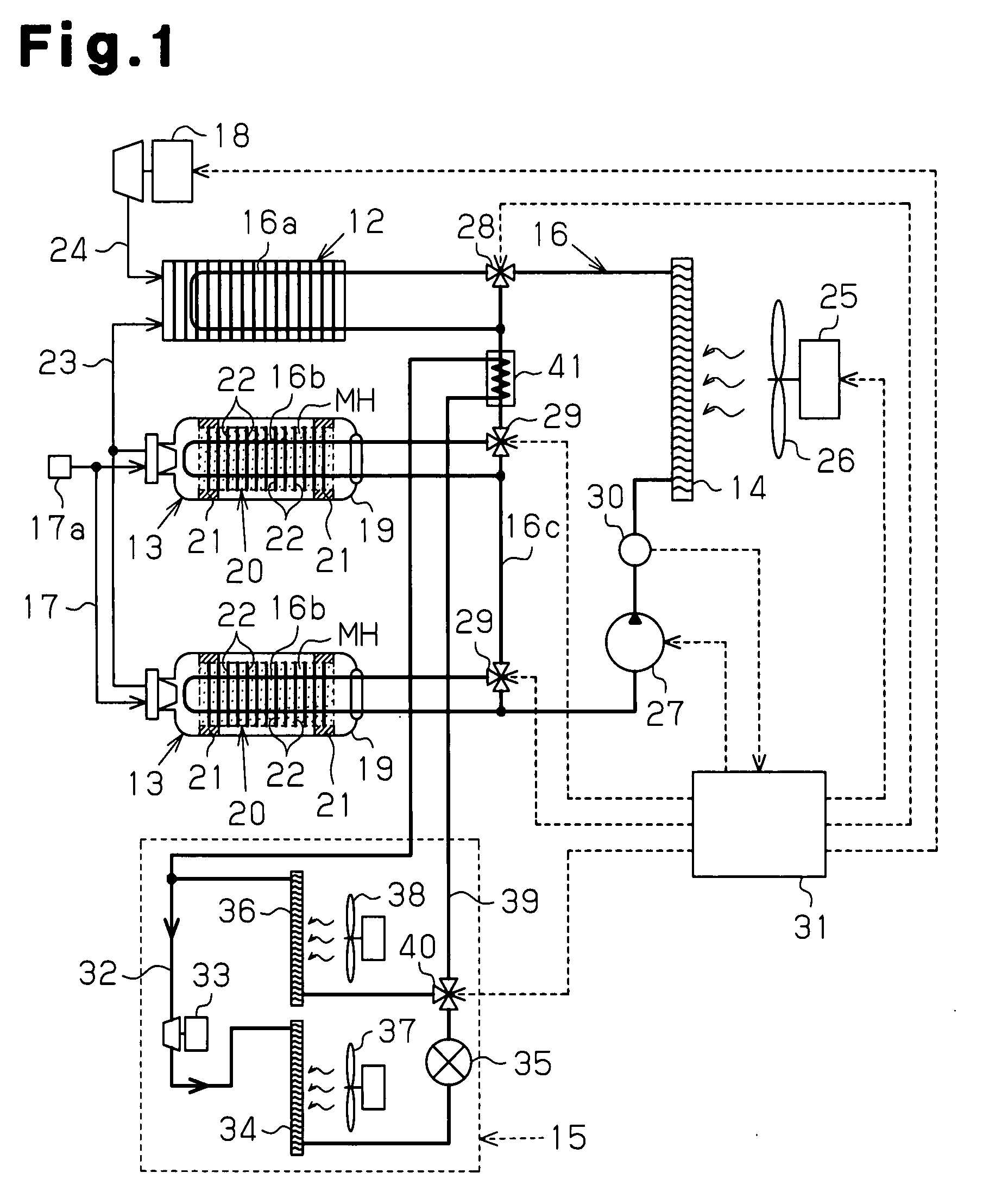 Hydrogen Tank Cooling Device and Cooling Method in Hydrogen Fuel Automobile, and Hydrogen Fuel Automobile