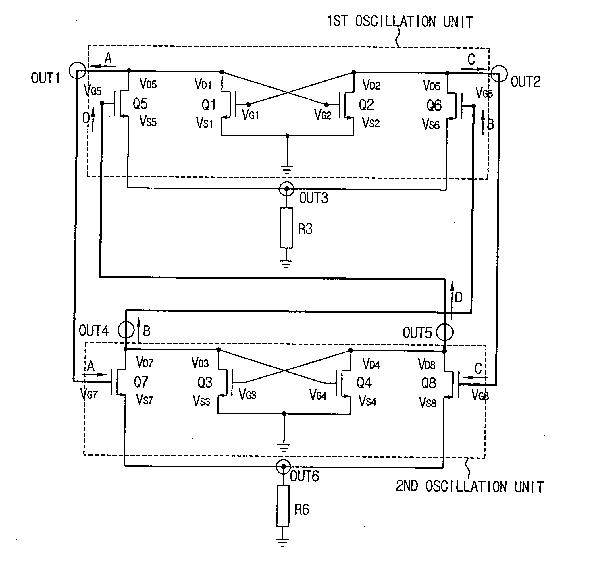 Differential and quadrature harmonic VCO and methods therefor