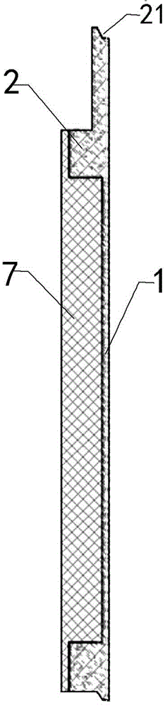 Structural heat-preservation decoration integrated large-size prefabricated outer wall-hung plate and manufacturing method thereof